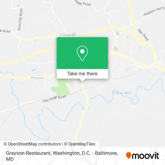 Grayson Restaurant map