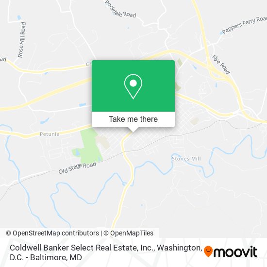 Mapa de Coldwell Banker Select Real Estate, Inc.