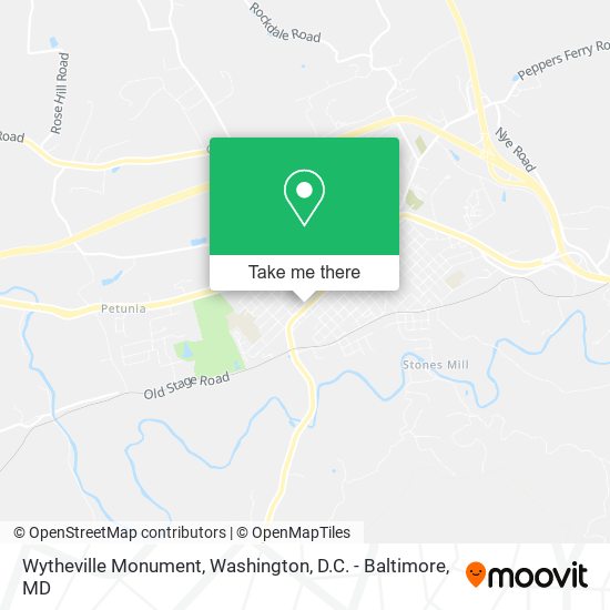 Mapa de Wytheville Monument