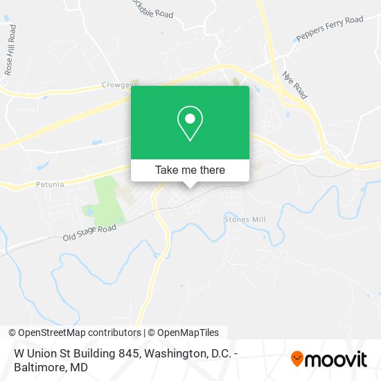 W Union St Building 845 map