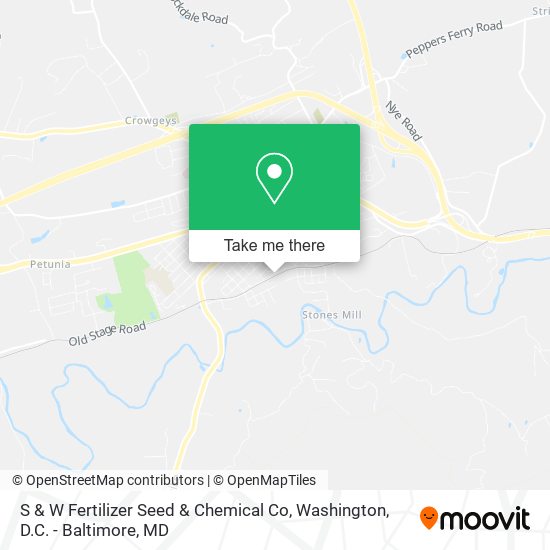 S & W Fertilizer Seed & Chemical Co map