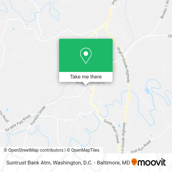 Suntrust Bank Atm map