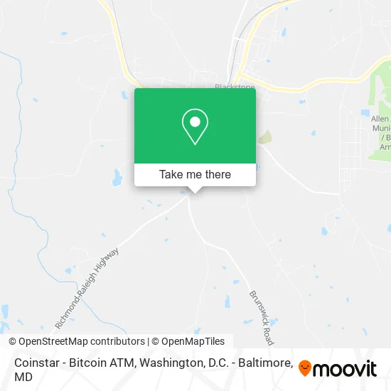 Coinstar - Bitcoin ATM map