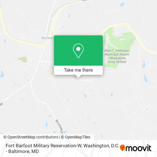 Mapa de Fort Barfoot Military Reservation-W