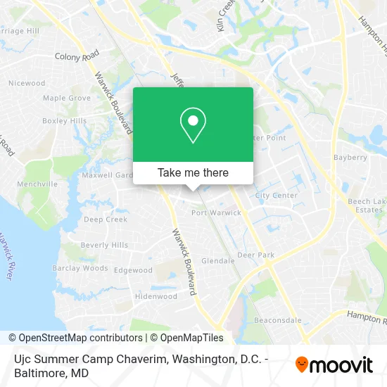 Ujc Summer Camp Chaverim map