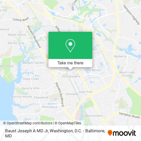 Mapa de Baust Joseph A MD Jr