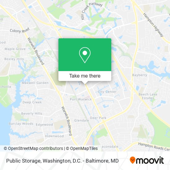 Public Storage map