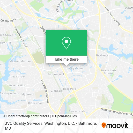 JVC Quality Services map