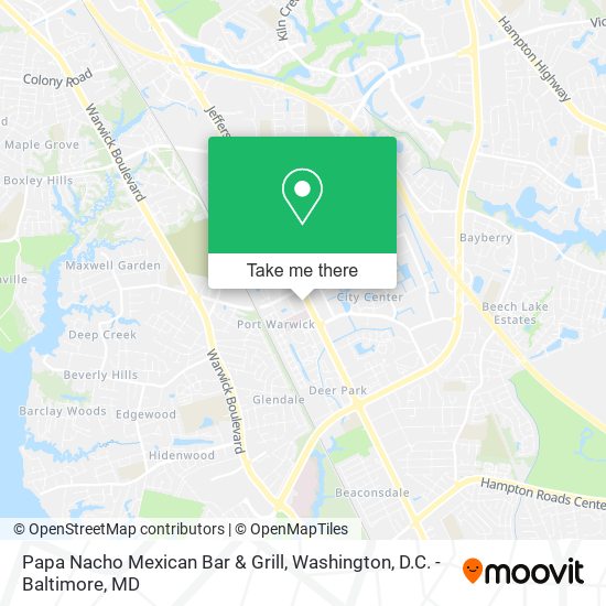 Papa Nacho Mexican Bar & Grill map