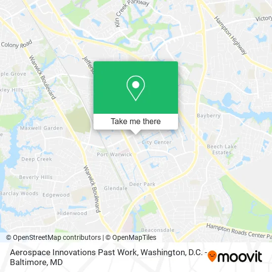 Aerospace Innovations Past Work map