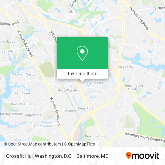Crossfit Hui map