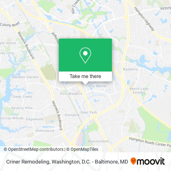 Criner Remodeling map