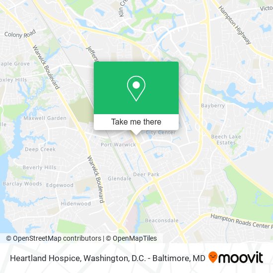 Mapa de Heartland Hospice