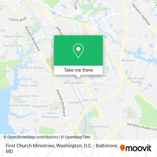 Mapa de First Church Ministries