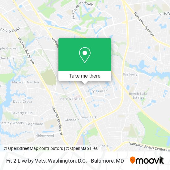 Mapa de Fit 2 Live by Vets