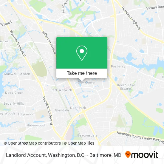 Landlord Account map
