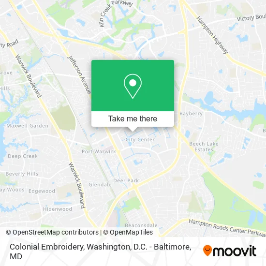 Colonial Embroidery map