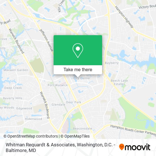 Mapa de Whitman Requardt & Associates