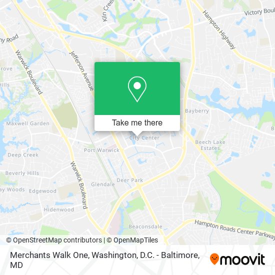 Mapa de Merchants Walk One