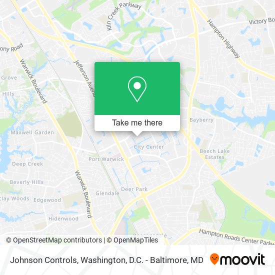 Johnson Controls map