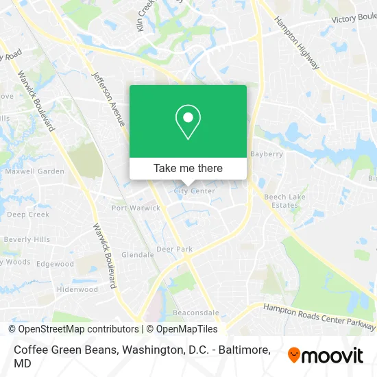 Coffee Green Beans map