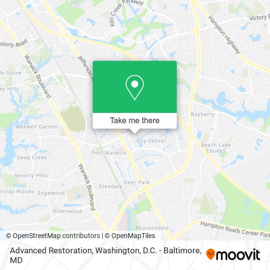 Advanced Restoration map