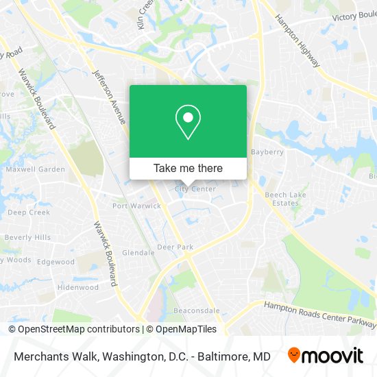 Merchants Walk map