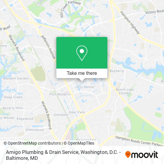 Amigo Plumbing & Drain Service map