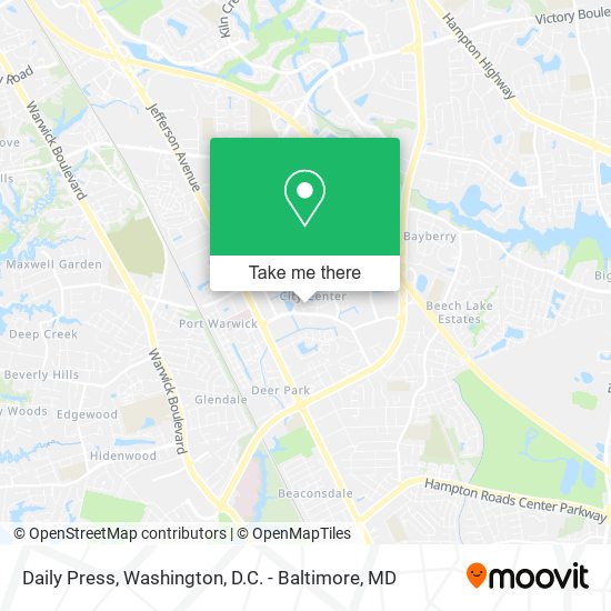 Daily Press map