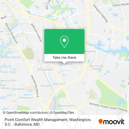 Point Comfort Wealth Management map