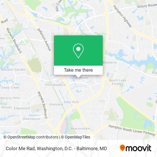 Color Me Rad map