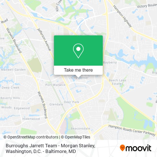 Burroughs Jarrett Team - Morgan Stanley map
