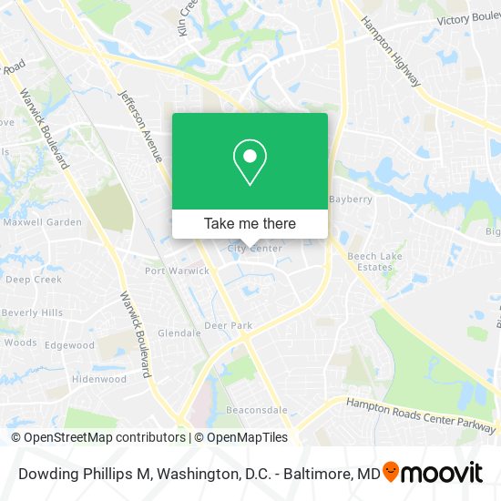 Dowding Phillips M map