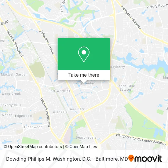 Dowding Phillips M map