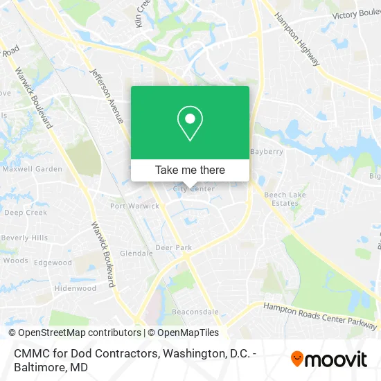 CMMC for Dod Contractors map