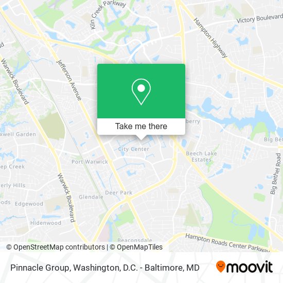 Pinnacle Group map