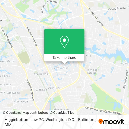 Higginbottom Law PC map
