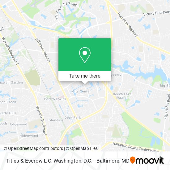 Titles & Escrow L C map