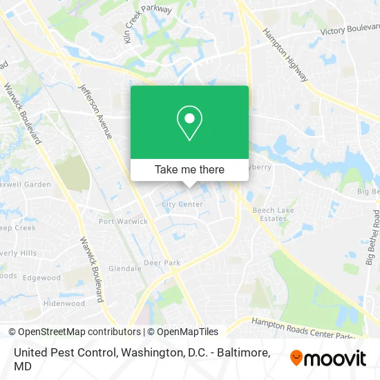 United Pest Control map
