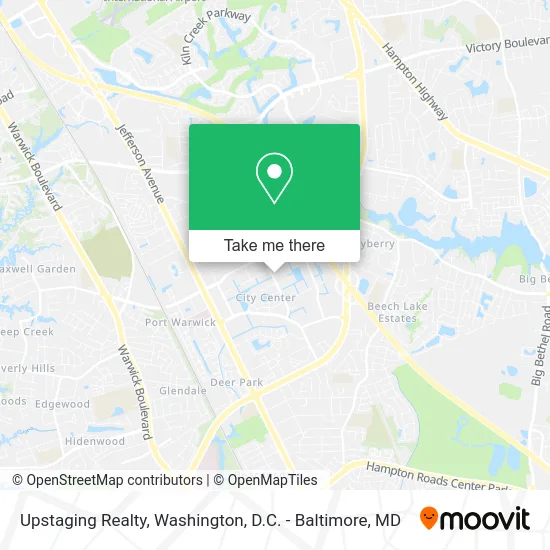 Upstaging Realty map