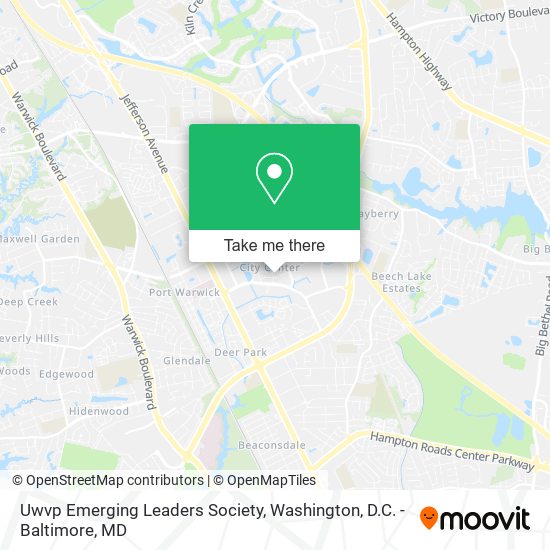 Uwvp Emerging Leaders Society map
