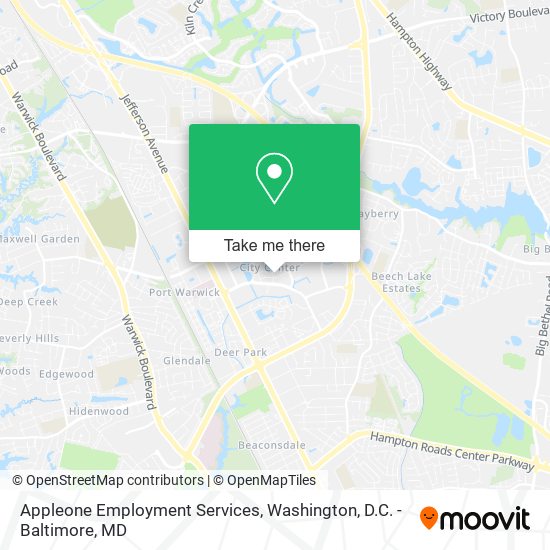 Appleone Employment Services map