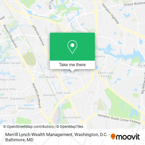 Mapa de Merrill Lynch Wealth Management