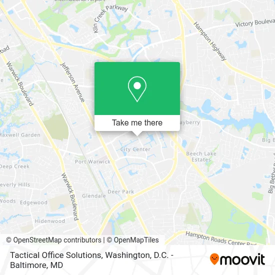 Tactical Office Solutions map