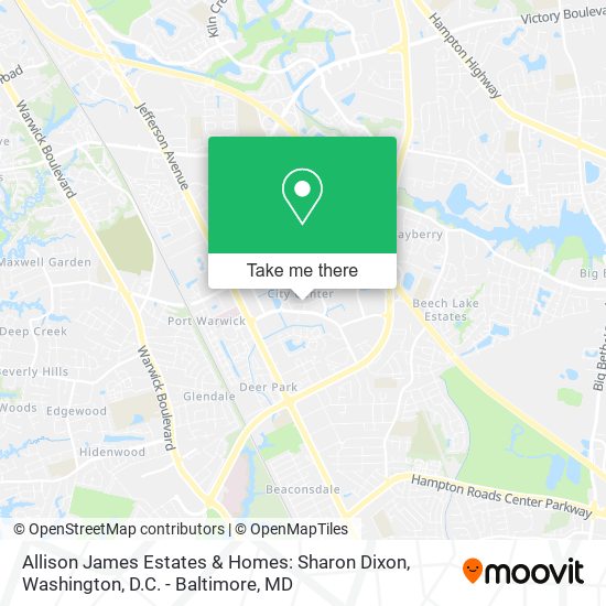 Allison James Estates & Homes: Sharon Dixon map