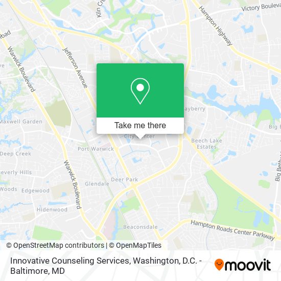 Innovative Counseling Services map