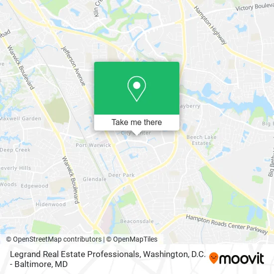 Legrand Real Estate Professionals map