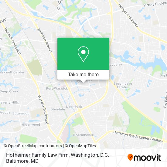 Hofheimer Family Law Firm map