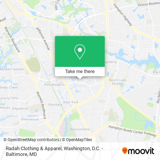 Radah Clothing & Apparel map