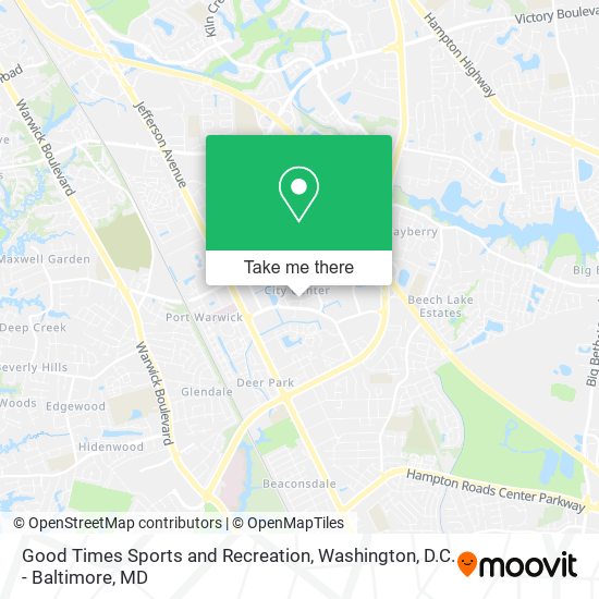 Good Times Sports and Recreation map